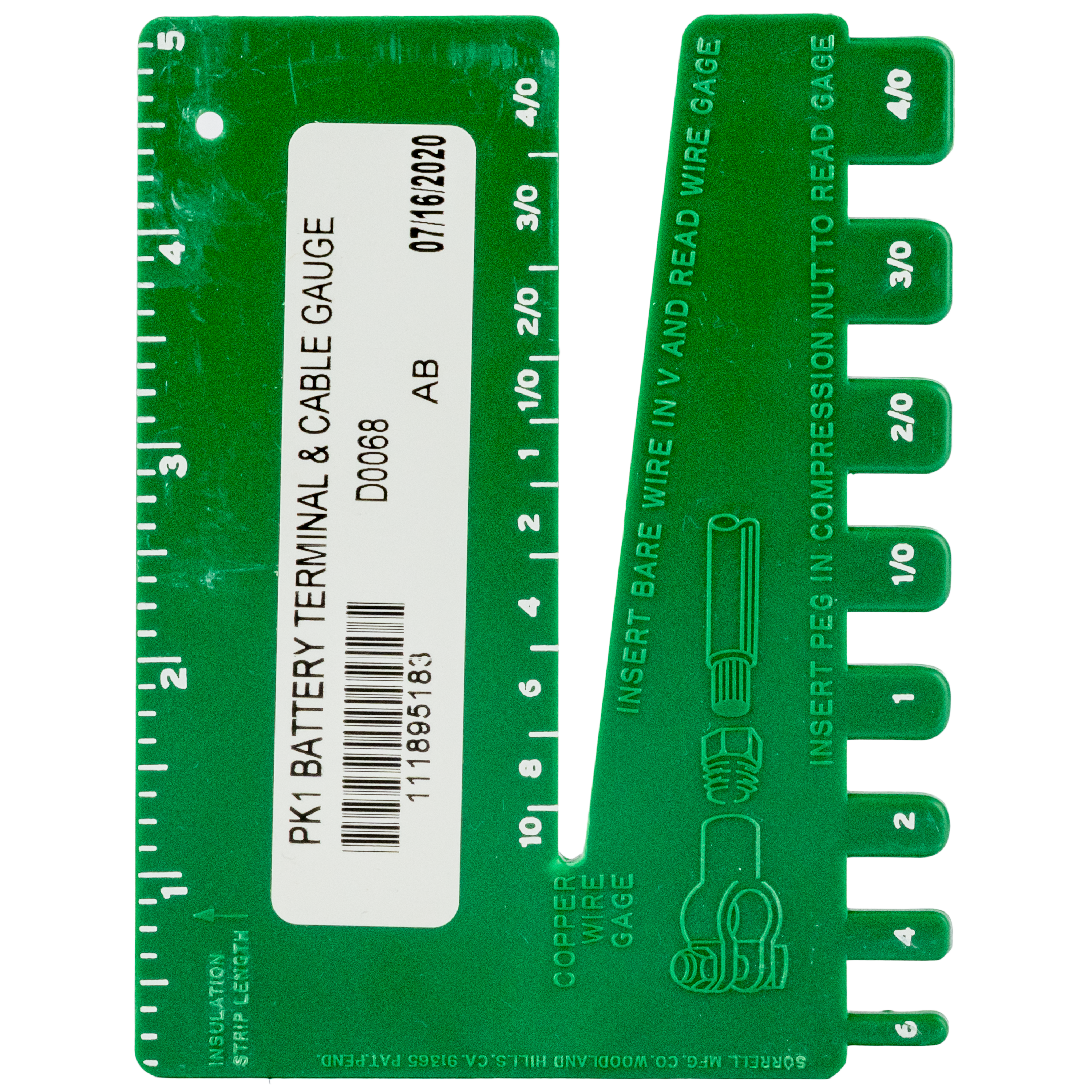 Battery Terminal & Cable Gauge